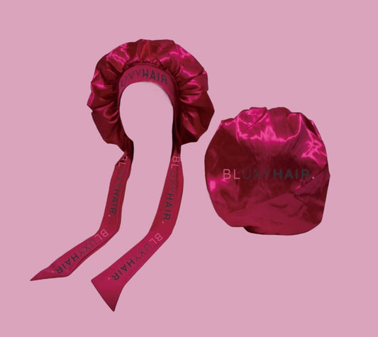 Adjustable pink bonnet