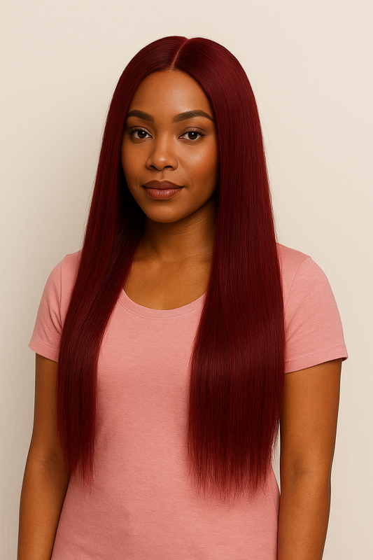 Essential Straight - Burgundy